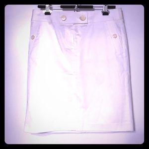 White pencil skirt from J. Crew